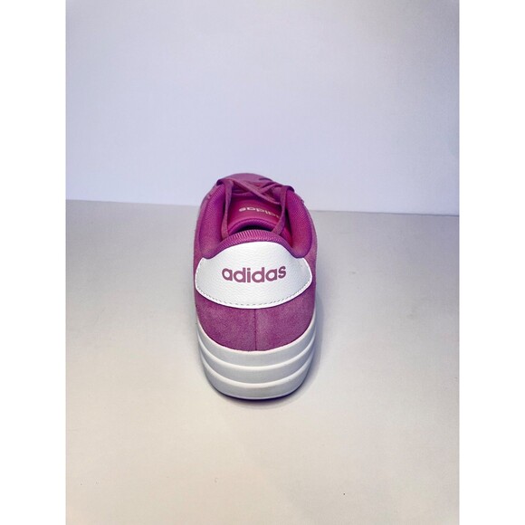 Adidas VL Court Women's Size 10 Athletic Shoes Lilac w/ White Casual Sneakers - Picture 4 of 6